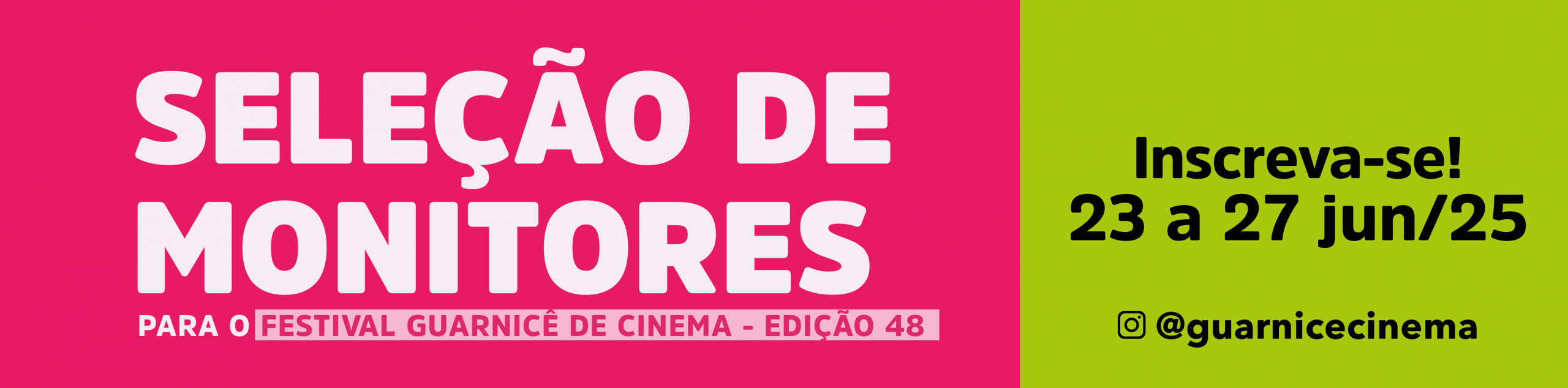 Festival Guarnicê de Cinema abre inscrições para monitoria em 2025